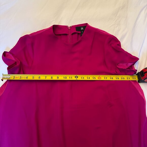 Banana Republic Aurelia Maxi Dress in neon fuchsia ~ size SP, NWT! - Picture 9 of 10
